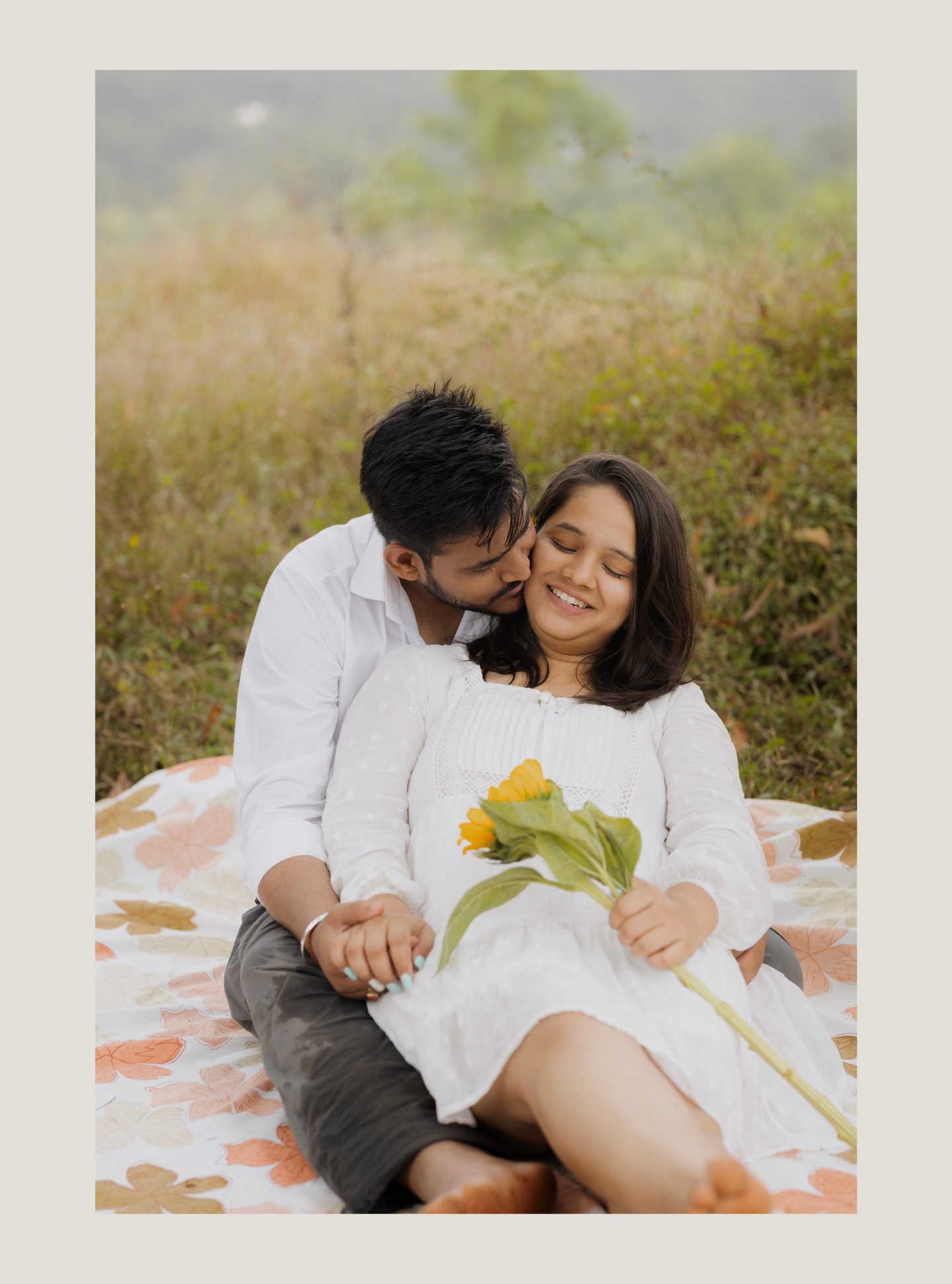 An intimate couple portrait by BTS Film Studio